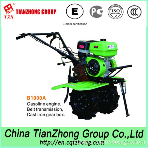 Mini Farm Use Belt Transmission Tiller Cultivator